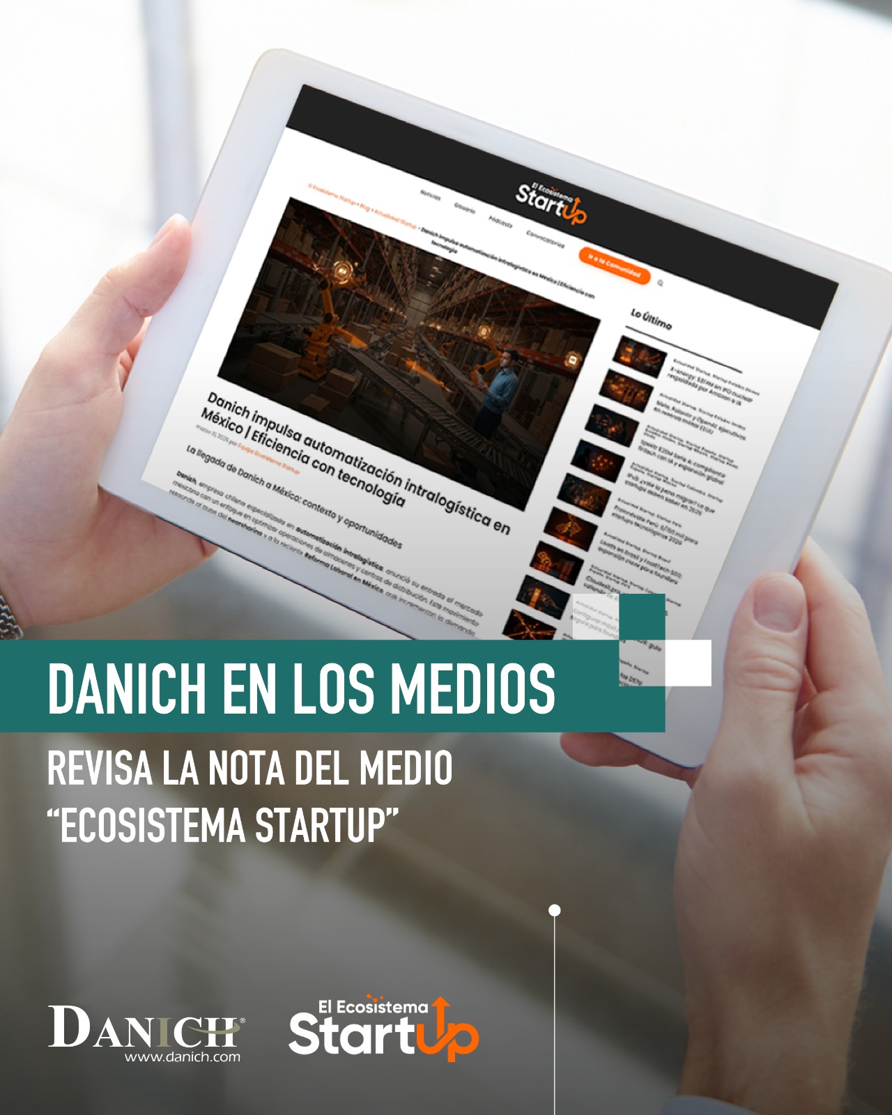 Danich en los medios