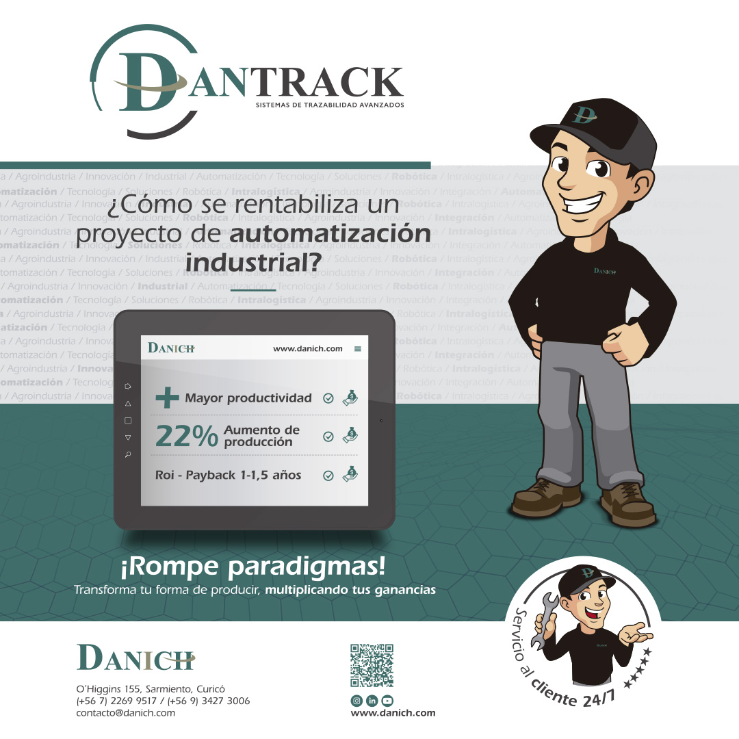 Impulsa la agroindustria con DANTRACK, más productividad y trazabilidad